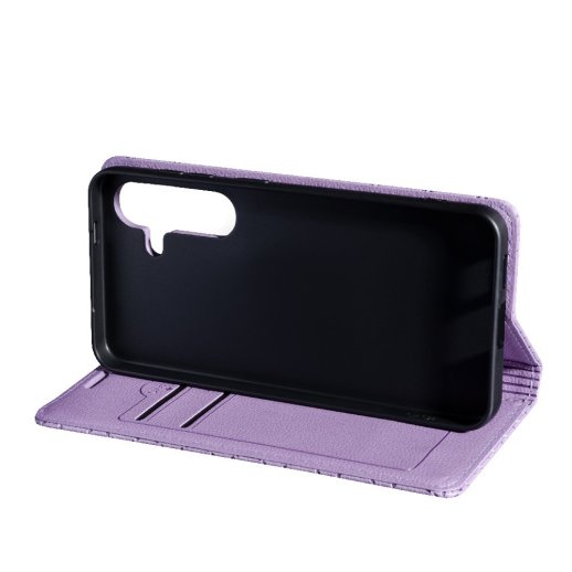 Книга Deluxe для Samsung S25 Plus Purple