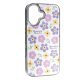 Накладка Cute Flowers Case with MagSafe для Apple iPhone 16 Milk