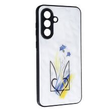 Накладка Prisma UA для Samsung A56 Ukraine with flowers