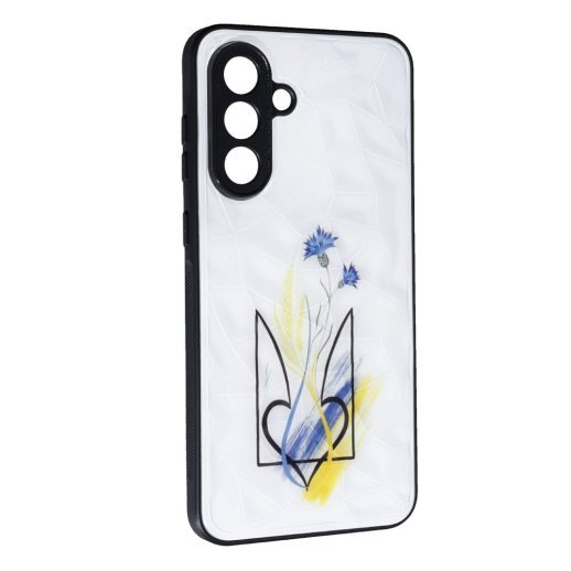 Накладка Prisma UA для Samsung A56 Ukraine with flowers