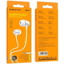 Дротові навушники BOROFONE BM57, сталевий