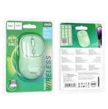 Мишка бездротова HOCO GM25 Royal dual-mode, light green