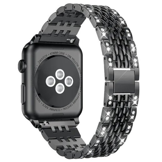 Ремінець металевий 7-LINE Metal СТРАЗ APPLE WATCH 42мм | 44мм | 45мм | 49мм №3