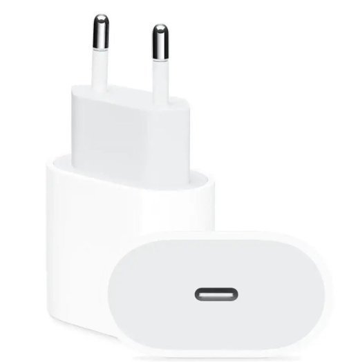 Мережевий зарядний пристрій USB-C 20W APPLE MODEL A2347 PD 3000mA ORIGINAL БЕЗ УПАКОВКИ БЕЗ ЛОГО