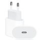 Мережевий зарядний пристрій USB-C 20W APPLE MODEL A2347 PD 3000mA ORIGINAL БЕЗ УПАКОВКИ БЕЗ ЛОГО