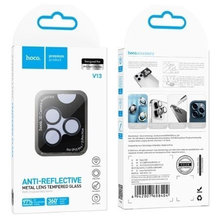 Скло для камери HOCO V13 APPLE iPhone 15 PRO MAX | iPhone 15 PRO, dark blue