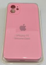 Чохол Silicone Case Copy Apple iPhone 11 Square Light Pink, 07