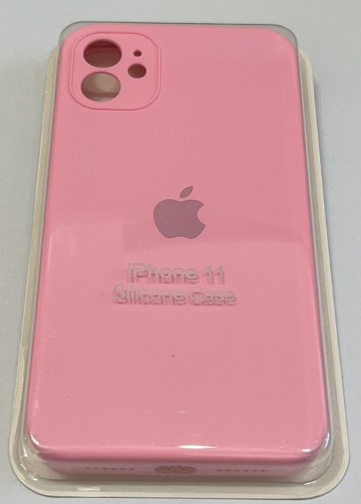 Чохол Silicone Case Copy Apple iPhone 11 Square Light Pink, 07