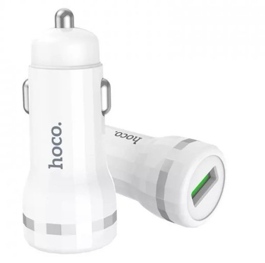 АЗУ HOCO Z27A QC3.0 (1USB) (10pc) (белый)