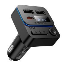 FM Модулятор BOROFONE BC60 Bluetooth / гучномовець, чорний