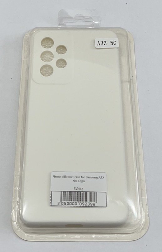 Чохол Silicone Case for Samsung A33 No Logo Red