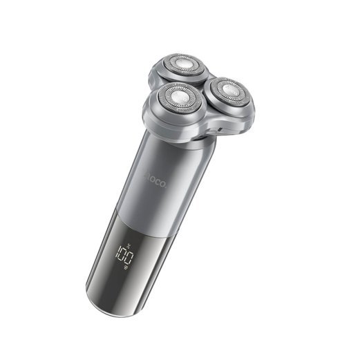 Електробритва HOCO HP35 з трьома лезами та індукційним зарядженням, СІРИЙ