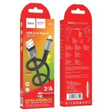 USB кабель HOCO X85 USB - Type-C 1 MЕТР ЧОРНИЙ