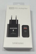 Мережевий Зарядний Пристрій Samsung S22 35W PD USB & USB-C and Cable USB-C Чорний