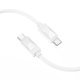 USB-C кабель BOROFONE BX109 Joy Type-C - Type-C 60W, 3A, 1 метр, білий