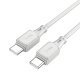 USB-C кабель HOCO X101 60W Type-C - Type-C silicone 1м, gray