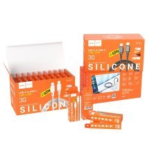 USB-C кабель HOCO X101 60W Type-C - Type-C silicone 1м, gray