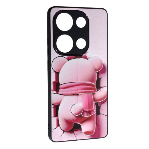 Накладка Fashion Mix для Xiaomi Redmi Note 13 Pro (4G) /Poco M6 Pro (4G) Pink Bear