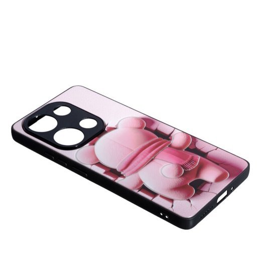 Накладка Fashion Mix для Xiaomi Redmi Note 13 Pro (4G) /Poco M6 Pro (4G) Pink Bear