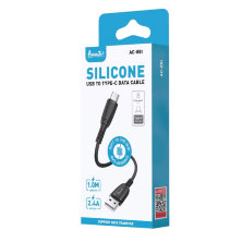 USB Cable Avantis AC-88t Silicone Type-C Black