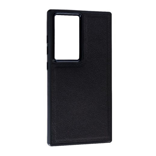Накладка Leather Case для Samsung S24 Ultra Black