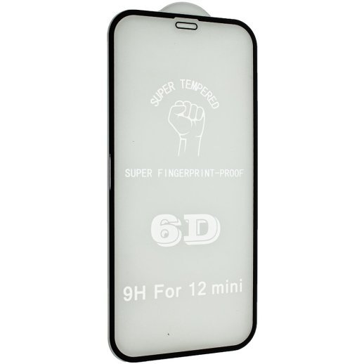 Захисне скло 6D ORIGINAL для APPLE IPHONE 12 mini 5,4" ЧОРНИЙ