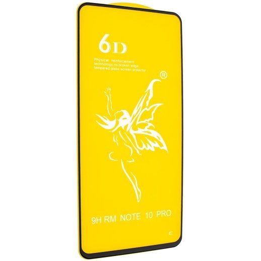 Захисне скло 6D PREMIUM XIAOMI Redmi Note 10 PRO 2021 ЧОРНИЙ