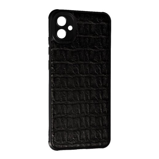 Накладка Leather Case для Samsung A04E Кроко