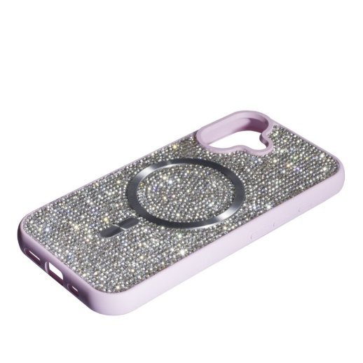 Накладка Diamond Magsafe для Apple iPhone 16 Purple