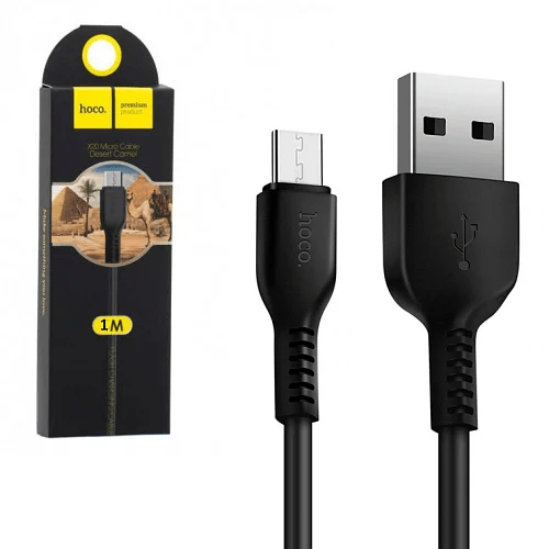 USB Cable Hoco X20 Flash Micro 1m Black
