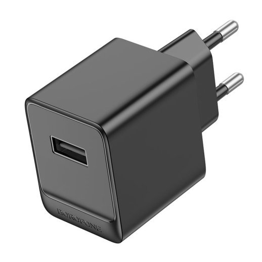 Мережевий зарядний пристрій BOROFONE BAS11A USB 10.5W, чорний