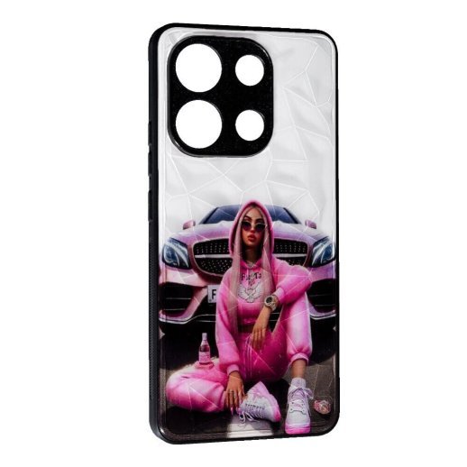 Накладка Prisma Ladies New для Xiaomi Redmi Note 13 (4G) Pink Car