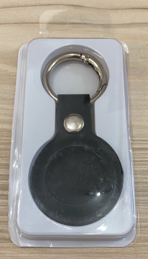 Airtag Leather HQ Black