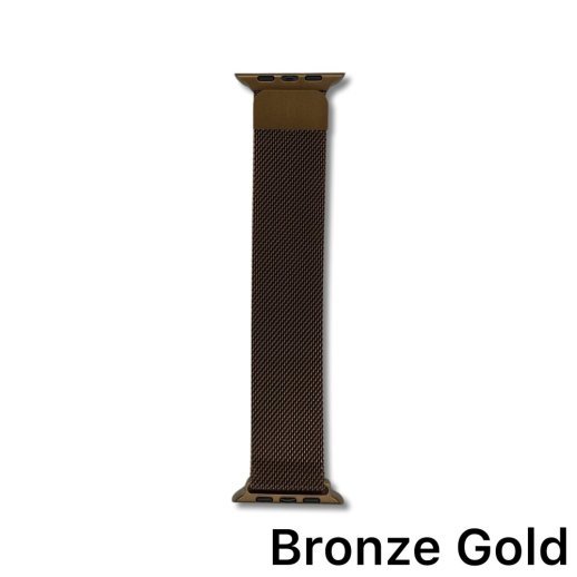 Ремінець для Apple Watch Milanese Loop 42/44mm Bronze Gold