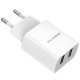 СЗУ Borofone BA53A (2USB/2,1A) (белый)