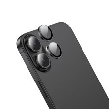 Скло для камери HOCO V13 APPLE iPhone 16 | iPhone 16 PLUS, чорний