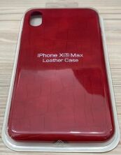 Чохол Croco Leather Apple iPhone Xs Max Red