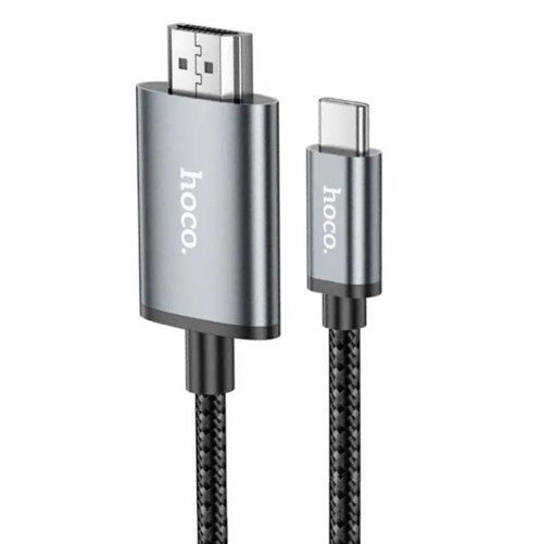 Відеокабель HOCO UA27 4K 30Hz Type-C - HDMI, 2 метри, сірий