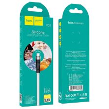 USB кабель HOCO X53 Angel silicone USB - micro USB 1м БІЛИЙ