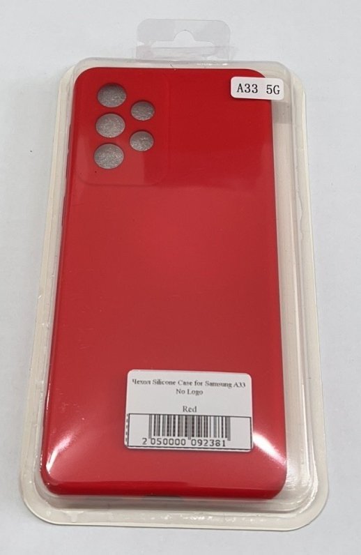 Чохол Silicone Case for Samsung A33 No Logo White