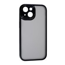 Чохол Metall Camera Touch Soft для Apple iPhone 15 Black