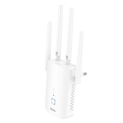 Wi-Fi репітер HOCO HI35 WiFi 4, білий