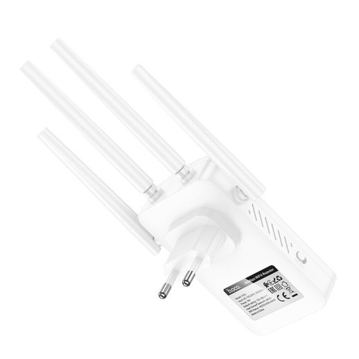 Wi-Fi репітер HOCO HI35 WiFi 4, білий