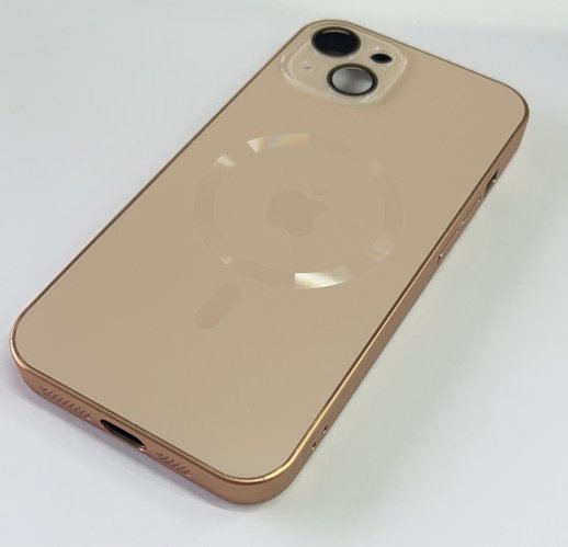 Чехол AG-ACRYLICS  Magsafe for Apple Iphone 13 Golden Titanium