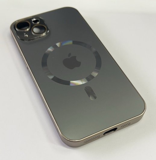 Чехол AG-ACRYLICS  Magsafe for Apple Iphone 13 Golden Titanium