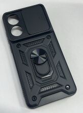 Armor Case With Curtain for Oppo A78 4G Dark Blue