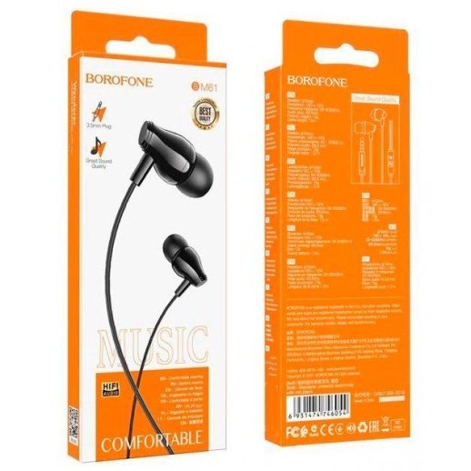 Гарнітура дротова BOROFONE BM61 чорний
