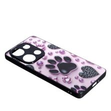 Накладка Fashion Mix для Xiaomi Redmi Note 13 Pro (4G) /Poco M6 Pro (4G) Pink Paws