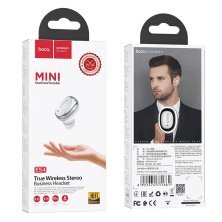 Бездротова Bluetooth-моно-гарнітура HOCO E54 MINI, БIЛИЙ
