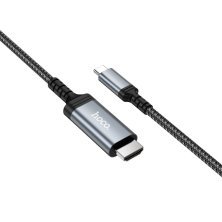 Відеокабель HOCO UA43 Type-C  -  HDMI, 4K@30Hz, 1.8 м, сірий